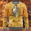 3D Hufflepuff Ugly Christmas Custom Ugly Sweater Special Gift For Loved Ones