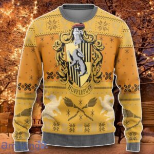 3D Hufflepuff Ugly Christmas Custom Ugly Sweater Special Gift For Loved Ones Product Photo 1