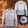 3D I Dont Know Margo National Lampoons Christmas Vacation Ugly Sweater Special Gift For Loved Ones
