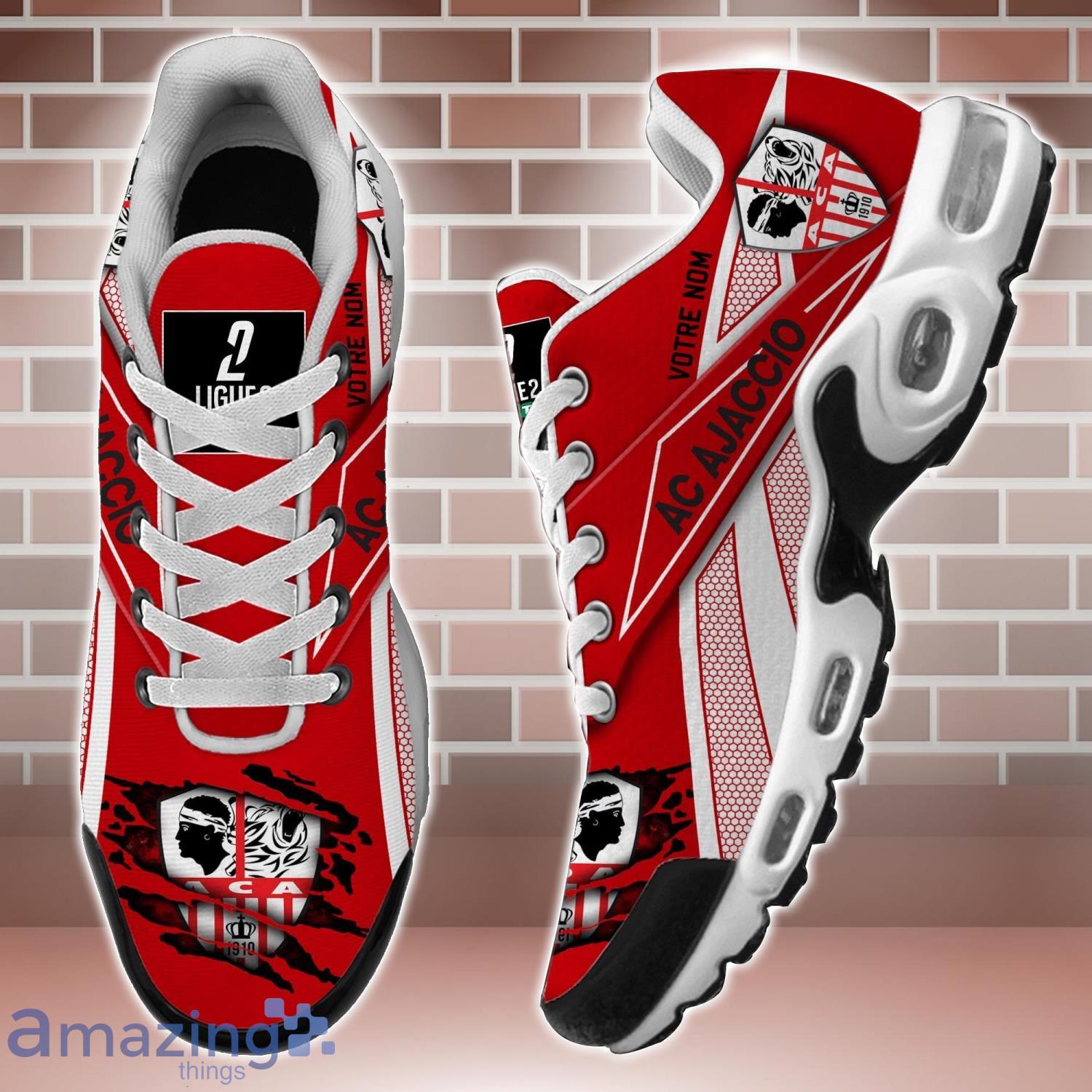 AC Ajaccio Air Cushion Sports Shoes Custom Name Gift TN Shoes Sneakers For Fans Men Women Shoes image AC Ajaccio Air Cushion Sports Shoes Custom Name Gift TN Shoes Sneakers For Fans Men Women Shoes Product Photo 2
