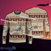 Aircraft Drawing North American XB-70 Above Runway XB70 US Air Force Xmas Sweater For Men Women