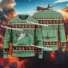 Aircraft Drawing Saab JAS 39 Gripen Christmas Sweater For Men Women