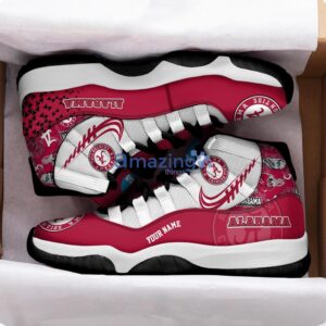 Alabama Crimson Tide Air Jordan 11 Sneakers Custom Name Sport Team Shoes For Men And Women Product Photo 2