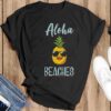 Aloha Beaches Shirt, Beach T-Shirt, Beach Pineapple Tee Shirt