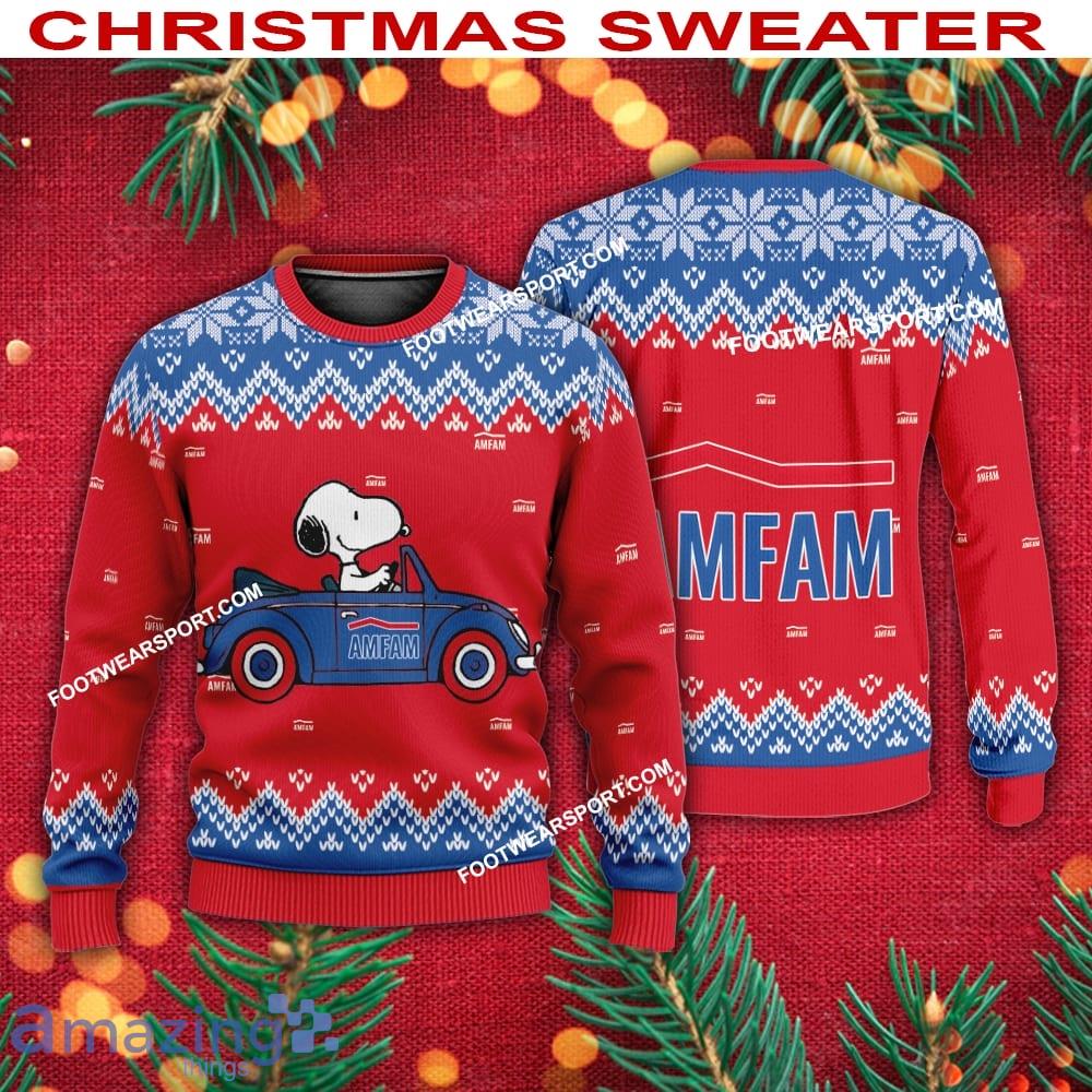 Amfam Snoopy Driving A Car Christmas Sweater AOP Gift Holidays image Amfam Snoopy Driving A Car Christmas Sweater AOP Gift Holidays - Amfam Snoopy Driving A Car Christmas Sweater AOP Gift Holidays