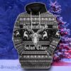 Antichristmas Satan Claus Ugly Christmas Sweater Style Gift Custom Hoodie