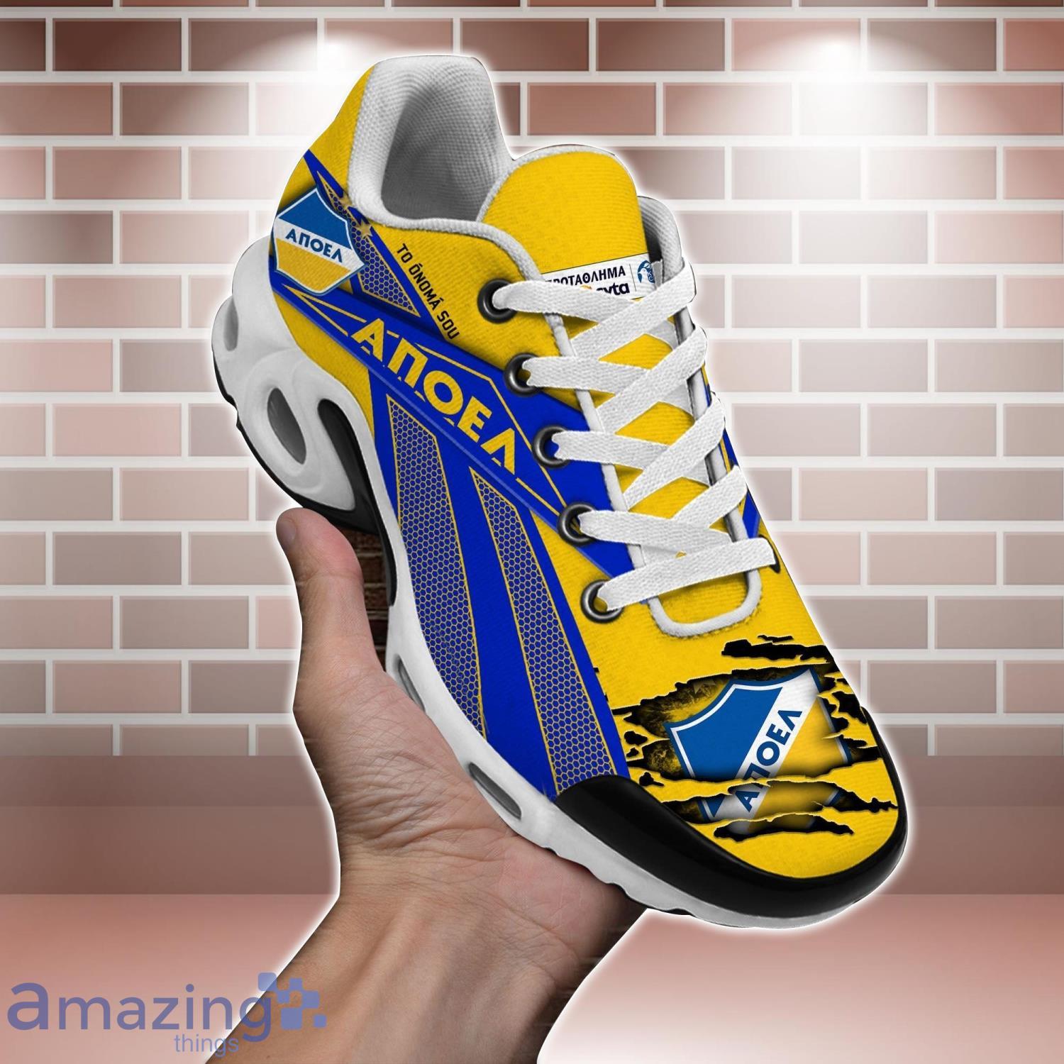 APOEL FC Air Cushion Sports Shoes Custom Name Gift TN Shoes Sneakers For Fans Men Women Shoes image APOEL FC Air Cushion Sports Shoes Custom Name Gift TN Shoes Sneakers For Fans Men Women Shoes Product Photo 1