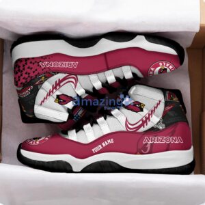 Arizona Cardinals Air Jordan 11 Sneakers Custom Name Sport Team Shoes For Men And Women Product Photo 2