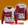 Arizona Cardinals NFL Custom Name Christmas Ugly Sweater 3D For Men Women