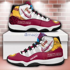 Arizona State Sun Devils Air Jordan 11 Sneakers Custom Name Sport Team Shoes For Men And Women Product Photo 1