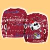 Arkansas Razorbacks NCAA Snoopy and Woodstock Cute Personalized Number Christmas Ugly Sweater New Gift Limited Edition