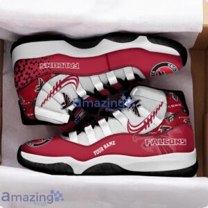 Atlanta Falcons Air Jordan 11 Sneakers Custom Name Sport Team Shoes For Men And Women Product Photo 2