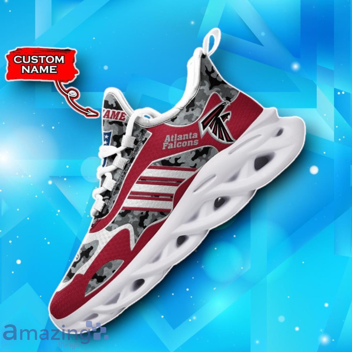 Atlanta Falcons Custom Name Max Soul Shoes Luxury Gift image Atlanta Falcons Custom Name Max Soul Shoes Luxury Gift Product Photo 1
