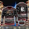 Atlanta Falcons Printed Logo Cute Christmas Gift Ugly Christmas Sweater For Fans