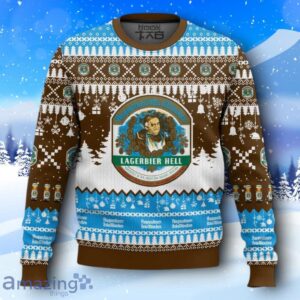 Augustiner Brau German Beer Ugly Christmas Sweater New Design Product Photo 1