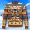 Augustiner Brau It’s The Most Wonderful Time For A Beer Ugly Christmas Sweater New Design