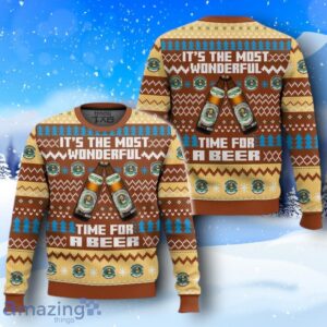 Augustiner Brau It’s The Most Wonderful Time For A Beer Ugly Christmas Sweater New Design image Augustiner Brau It’s The Most Wonderful Time For A Beer Ugly Christmas Sweater New Design Product Photo 3