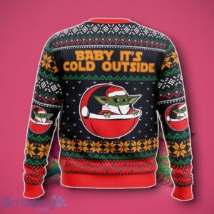Baby Yoda It's Cold Outside Ugly 3D Sweater Unique Gift Product Photo 1
