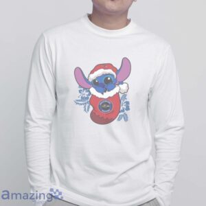 Baltimore Ravens Christmas Stitch In The Sock Funny Christmas NFL T-Shirt - White Sweatshirt