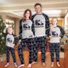 Baltimore Ravens Christmas Xmas Pajamas Set Family For Men Women Kid