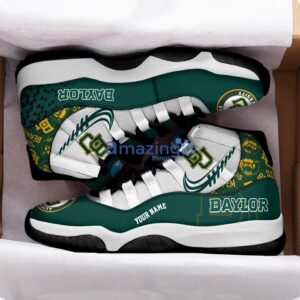 Baylor Bears Air Jordan 11 Sneakers Custom Name Sport Team Shoes For Men And Women Product Photo 2