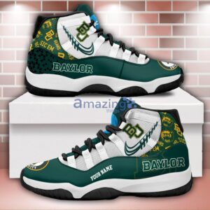 Baylor Bears Air Jordan 11 Sneakers Custom Name Sport Team Shoes For Men And Women Product Photo 1