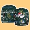Baylor Bears NCAA Snoopy and Woodstock Cute Personalized Number Christmas Ugly Sweater New Gift Limited Edition