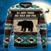 Bear Wild And Free Christmas Ugly 3D Sweater Impressive Gift