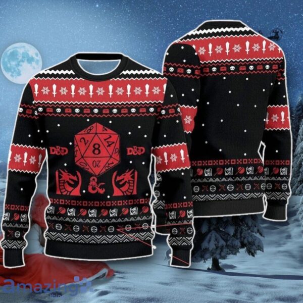 Bearded Dragon Ugly Xmas Sweater Style Gift Product Photo 1