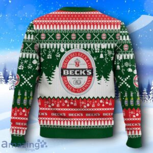 Beck’s German Beer Ugly Christmas Sweater New Design Product Photo 2