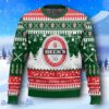 Beck’s German Beer Ugly Christmas Sweater New Design