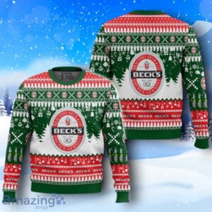 Beck’s German Beer Ugly Christmas Sweater New Design Product Photo 3