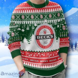 Beck’s German Beer Ugly Christmas Sweater New Design Product Photo 4
