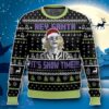 Beetlejuice It Snow Time Christmas Ugly 3D Sweater Impressive Gift