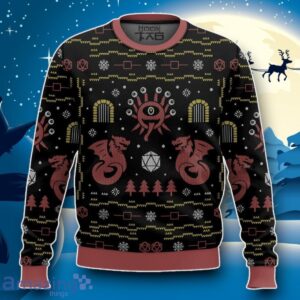 Beholder Dungeons & Dragons Ugly 3D Sweater Impressive Gift Product Photo 1