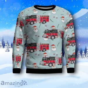 Bellingham, Washington, Bellingham Fire Department Christmas AOP Sweater Product Photo 2