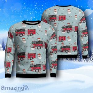 Bellingham, Washington, Bellingham Fire Department Christmas AOP Sweater Product Photo 1