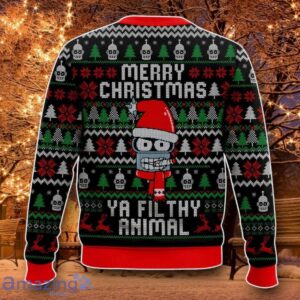 Bender, Futurama Merry Christmas Ya Filthy Animal Ugly Sweater Special Gift For Loved Ones Product Photo 2