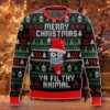 Bender, Futurama Merry Christmas Ya Filthy Animal Ugly Sweater Special Gift For Loved Ones