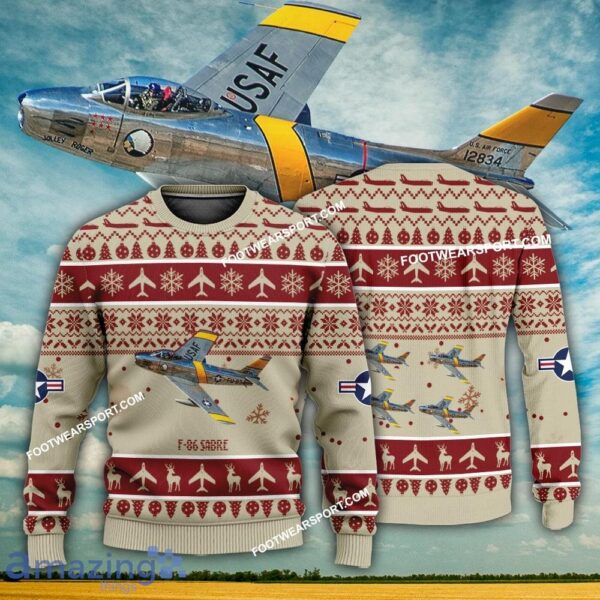 BEST F-86 Sabre F86 Aircraft US Air Force Sweater For Men Women - BEST F-86 Sabre F86 Aircraft US Air Force Sweater For Men Women