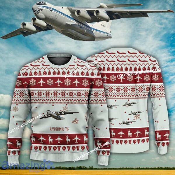 BEST Ilyushin IL-76 IL76 Aircraft 3D Sweater Gift For Adult - BEST Ilyushin IL-76 IL76 Aircraft 3D Sweater Gift For Adult