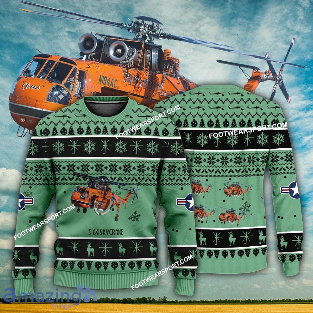 BEST S 64 Skycrane S64 Aircraft US Army Sweater AOP Gift Holidays image BEST S-64 Skycrane S64 Aircraft US Army Sweater AOP Gift Holidays - BEST S-64 Skycrane S64 Aircraft US Army Sweater AOP Gift Holidays