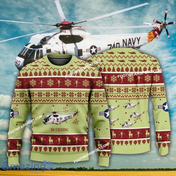 BEST SH-3 Sea King SH3 Aircraft US Navy  Sweater Gift For Adult - BEST SH-3 Sea King SH3 Aircraft US Navy  Sweater Gift For Adult