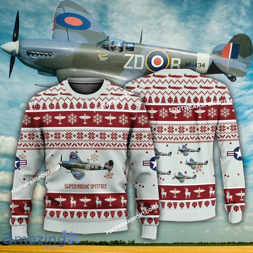 BEST Supermarine Spitfire Aircraft US Army Sweater AOP Gift For Adult image BEST Supermarine Spitfire Aircraft US Army Sweater AOP Gift For Adult - BEST Supermarine Spitfire Aircraft US Army Sweater AOP Gift For Adult