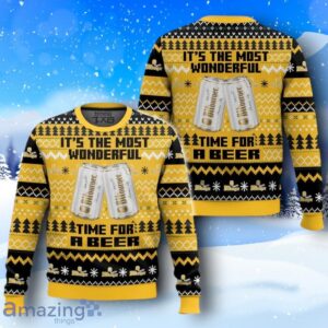 Bitburger It’s The Most Wonderful Time For A Beer Ugly Christmas Sweater New Design Product Photo 3
