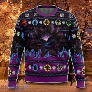 Black Lotus Magic The Gathering Ugly Christmas Sweater Special Gift For Loved Ones Product Photo 1