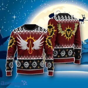 Blood Angels Iconic Ugly Christmas 3D Sweater Impressive Gift Product Photo 1