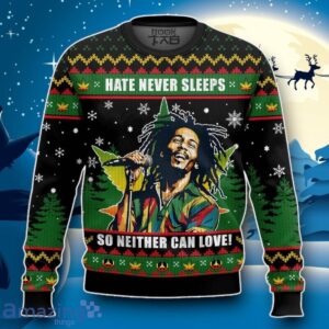 Bob Marley Sleeps So Neither Can Love Ugly 3D Sweater Impressive Gift Product Photo 1
