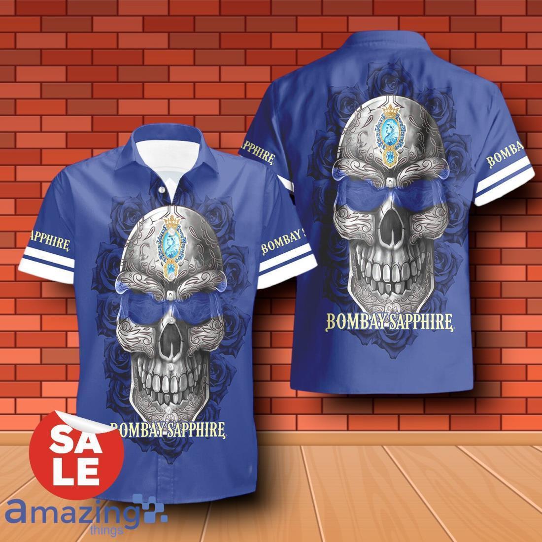 Bombay Sapphire Sukull Rose 3D Hawaiian Shirt & Shorts For Men Women image Bombay Sapphire Sukull Rose 3D Hawaiian Shirt & Shorts For Men Women Product Photo 2