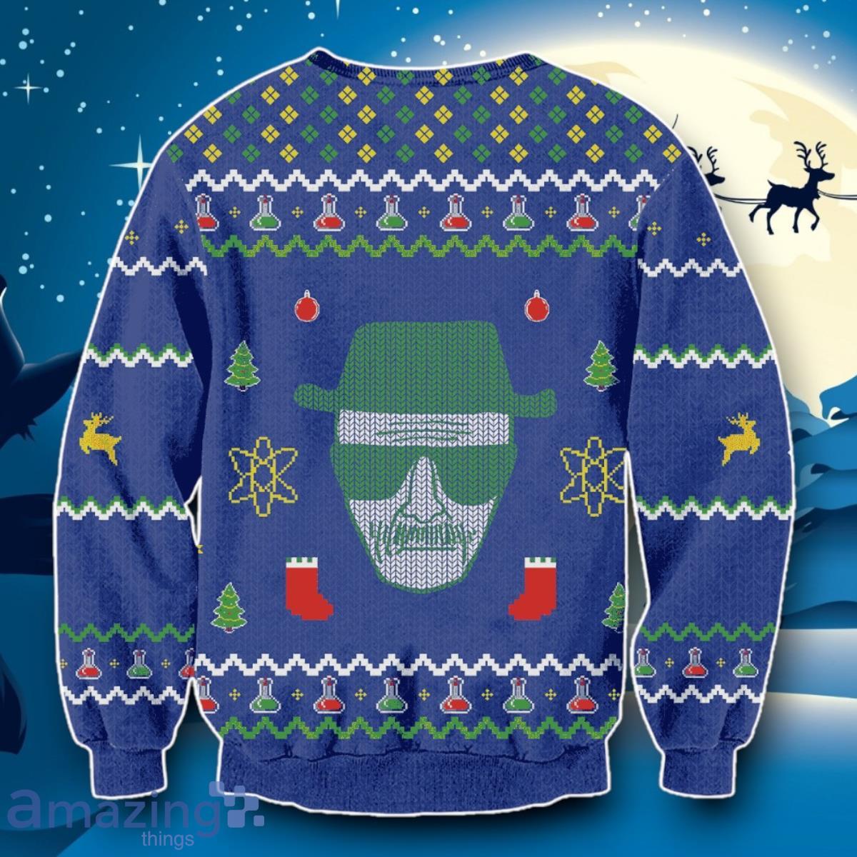 Breaking Bad Have A Blue Christmas Ugly 3D Sweater Impressive Gift image Breaking Bad Have A Blue Christmas Ugly 3D Sweater Impressive Gift Product Photo 2